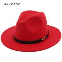 Load image into Gallery viewer, Classic Fedora Fall Winter Warm Hats