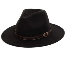 Load image into Gallery viewer, Wool Shallow Men's Fashion Hats 60 cm