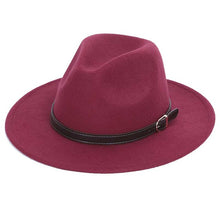 Load image into Gallery viewer, Wool Shallow Men's Fashion Hats 60 cm