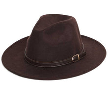 Load image into Gallery viewer, Wool Shallow Men's Fashion Hats 60 cm
