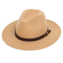 Load image into Gallery viewer, Wool Shallow Men's Fashion Hats 60 cm
