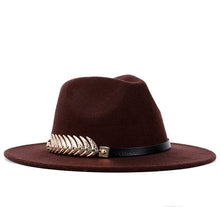 Load image into Gallery viewer, Classic Fedora Autumn and Winter Hat