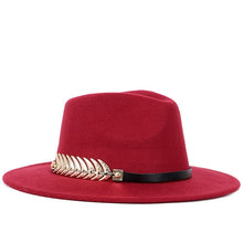 Load image into Gallery viewer, Classic Fedora Autumn and Winter Hat