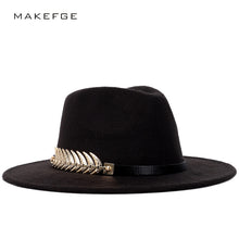 Load image into Gallery viewer, Classic Fedora Autumn and Winter Hat