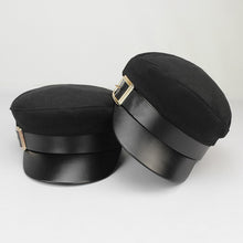Load image into Gallery viewer, New Ladies Black Military Cap